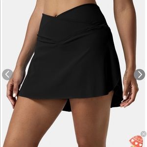 Black Halara Everyday Cloudful® Crossover Skirt